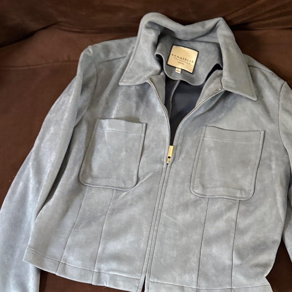 Annabelle Women's baby blue Utility Jacket